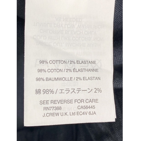 J Crew Women's Garment Dyed Cotton‎ Bomber Jacket, Deep Navy - Size L - Picture 10 of 11